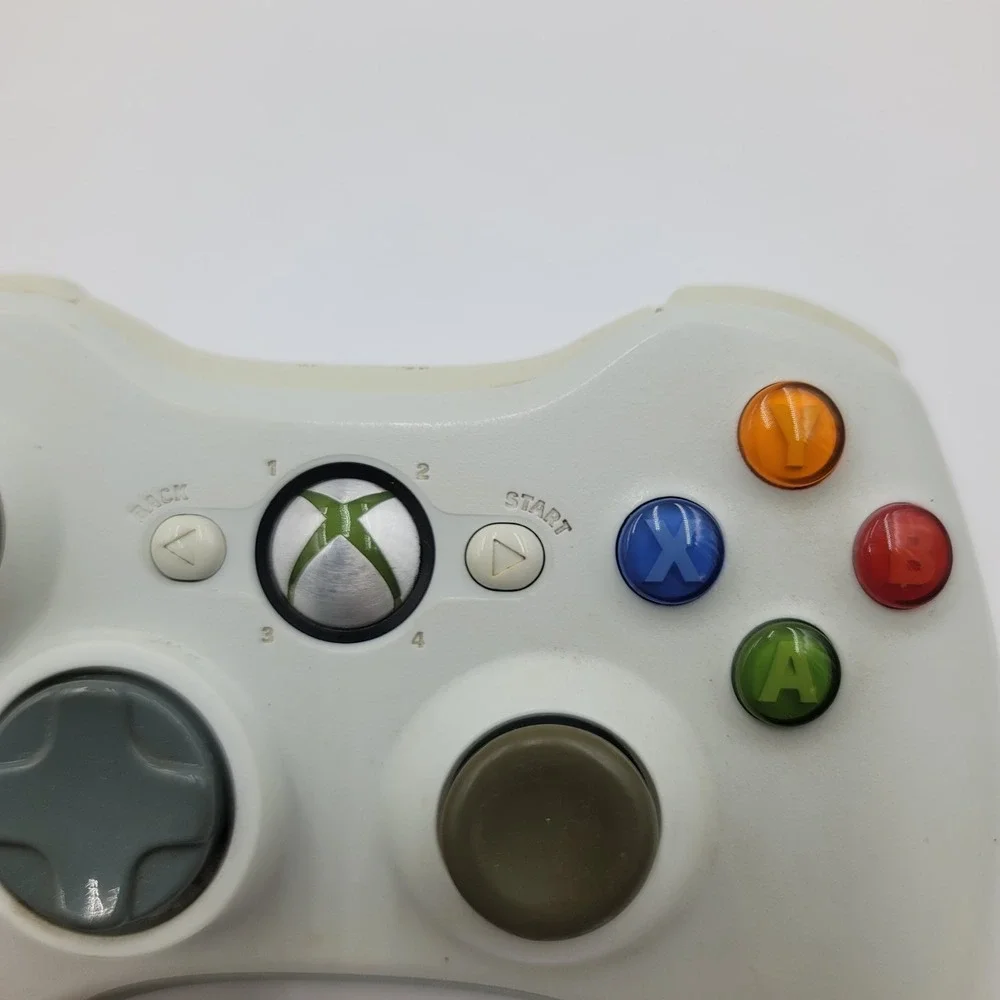 Microsoft Xbox 360 Wireless Controller White OEM Model 1403